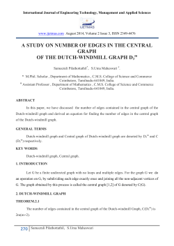 a study on number of edges in the central graph of the dutch