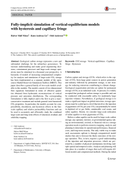 Fully-implicit simulation of vertical