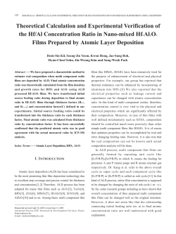 Theoretical Calculation and Experimental Verification of the