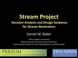 Decision Analysis and Design Guidance for Stream
