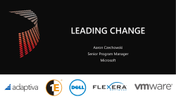 Leading Change