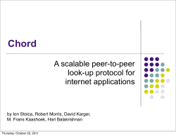 Chord: A distributed look-up protocol for peer-to-peer