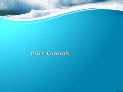 Price Controls