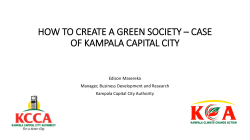 Kampala Climate Change Action Strategy