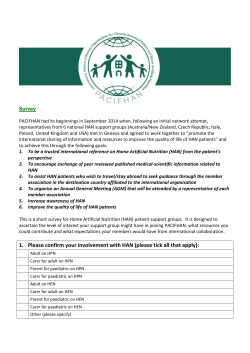 If you are a member of an existing national HAN support