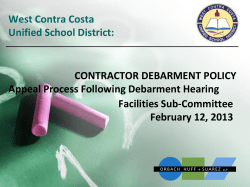 California School Districts: Disposition of Real Property