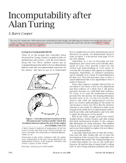 Incomputability after Alan Turing