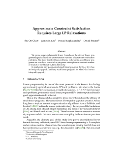Approximate Constraint Satisfaction Requires Large LP