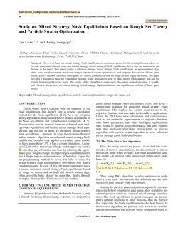 Study on Mixed Strategy Nash Equilibrium Based