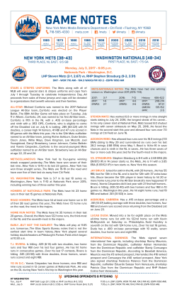 game notes