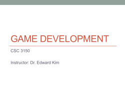 GAME DEVELOPMENT