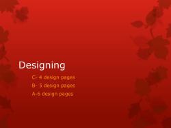 Designing - mydtwebsite