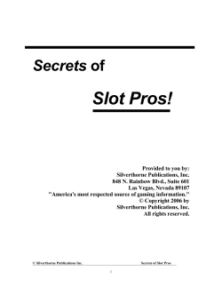 Slot Pros! - Maximum Advantage Roulette