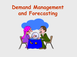 forecast at period 0 b = slope: rate of change in y for each period x