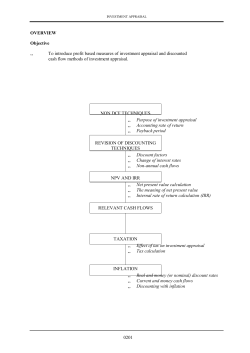 3-investment appraisal