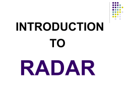 radar presentation