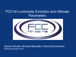FCC presentation at 6th TLEP WS