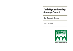 Corporate Strategy - Tonbridge and Malling Borough Council