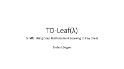 TD-Leaf(&lambda;) - ke.tu