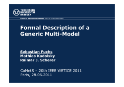 Formal Description of a Generic Multi