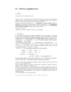 ip = space - FIU School of Computing and Information Sciences