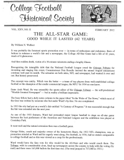 The All-Start Game: Good While It Lasted (42 Years).