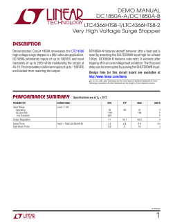 DC1850A-A/DC1850A-B - LTC4366HTS8-1/LTC4366HTS8
