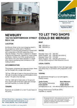 newbury to let two shops could be merged