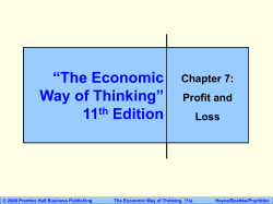 The Economic Way of Thinking
