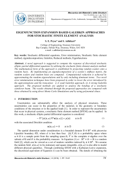 eigenfunction expansion based galerkin approaches for
