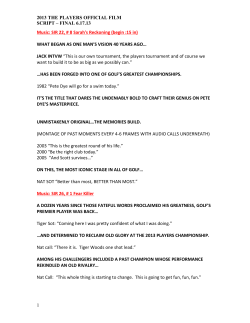 THE PLAYERS CHAMPIONSHIP&hellip;