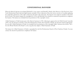 confessional banners - Office of the General Assembly