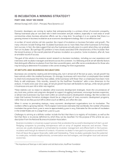 is incubation a winning strategy?