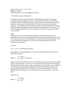 Physics 535 lectures notes: 1 * Sep 4th 2007
