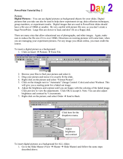 PowerPoint Tutorial Day 2