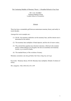 The Continuing Muddles of Monetary Theory: A Steadfast Refusal to