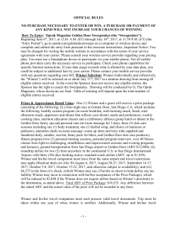 Official Rules - Hearst Magazines