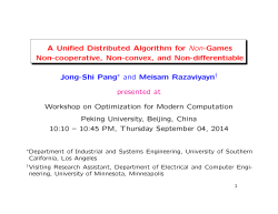 A Unified Distributed Algorithm for Non-cooperative Games