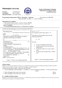 Programming Fundamentals