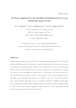 An Exact Approach to the Oscillator Radiation Process