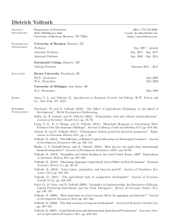 CV - Dietrich Vollrath