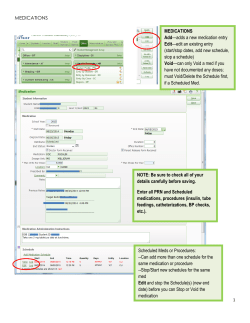 MEDICATIONS MEDICATIONS Add—adds a new medication entry