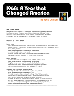1968: A Year that Changed America