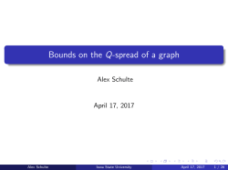 Bounds on the Q-spread of a graph