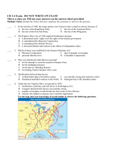 CH 3-4 Exam. DO NOT WRITE ON EXAM! This is a class set. Fill out