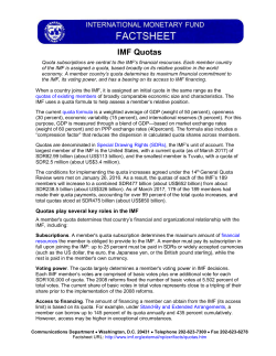 IMF Quotas