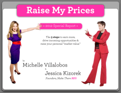 Raise My Prices-MARCH (fromMICHELLE)
