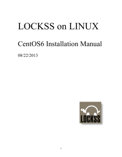 LOCKSS on LINUX