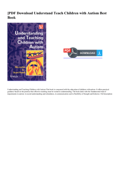 PDF Understand Teach Children with