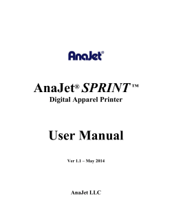 AnaJet &reg; SPRINT